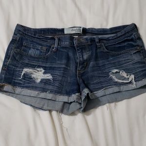 Denim shorts